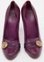Gucci Vintage Pre-owned Leather heels Purple Dames - Thumbnail 3
