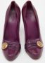 Gucci Vintage Pre-owned Leather heels Purple Dames - Thumbnail 3