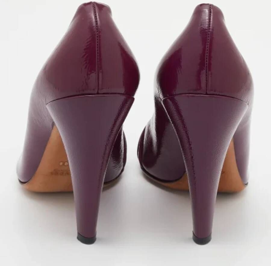 Gucci Vintage Pre-owned Leather heels Purple Dames