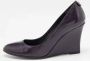 Gucci Vintage Pre-owned Leather heels Purple Dames - Thumbnail 2