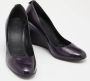 Gucci Vintage Pre-owned Leather heels Purple Dames - Thumbnail 4