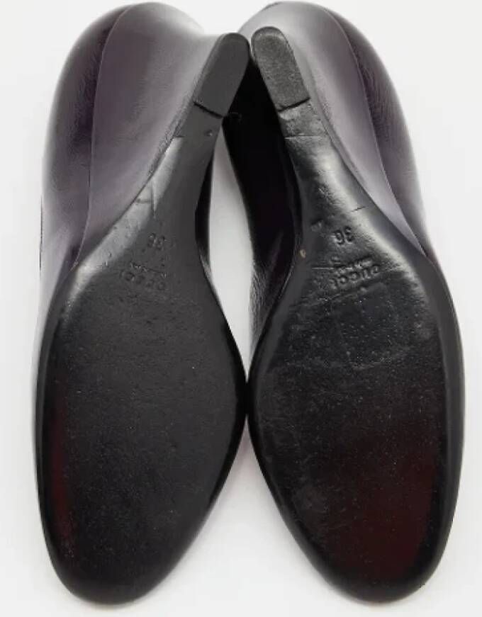 Gucci Vintage Pre-owned Leather heels Purple Dames