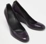 Gucci Vintage Pre-owned Leather heels Purple Dames - Thumbnail 4
