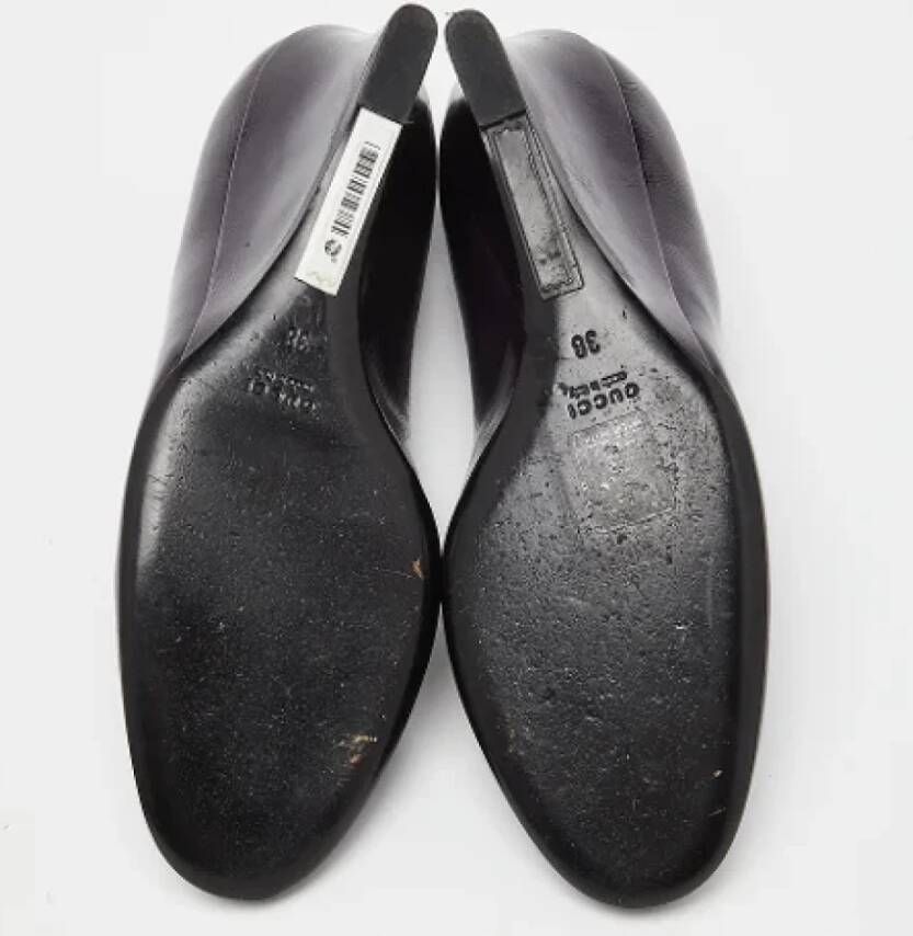 Gucci Vintage Pre-owned Leather heels Purple Dames