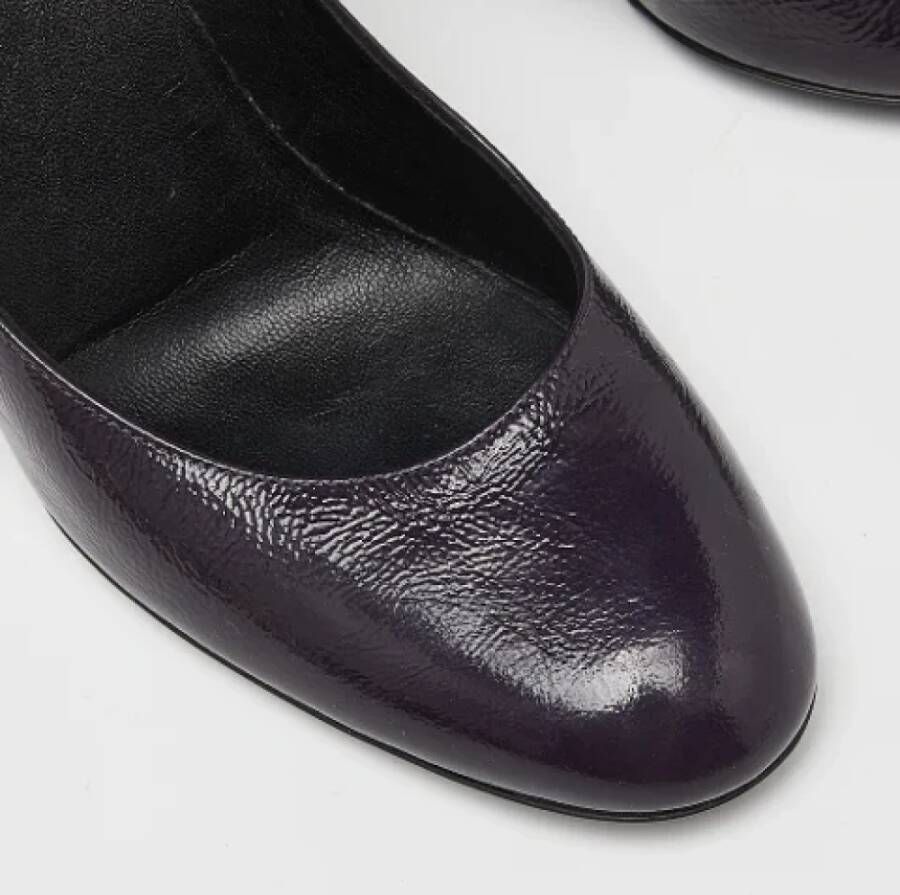 Gucci Vintage Pre-owned Leather heels Purple Dames