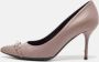 Gucci Vintage Pre-owned Leather heels Purple Dames - Thumbnail 2