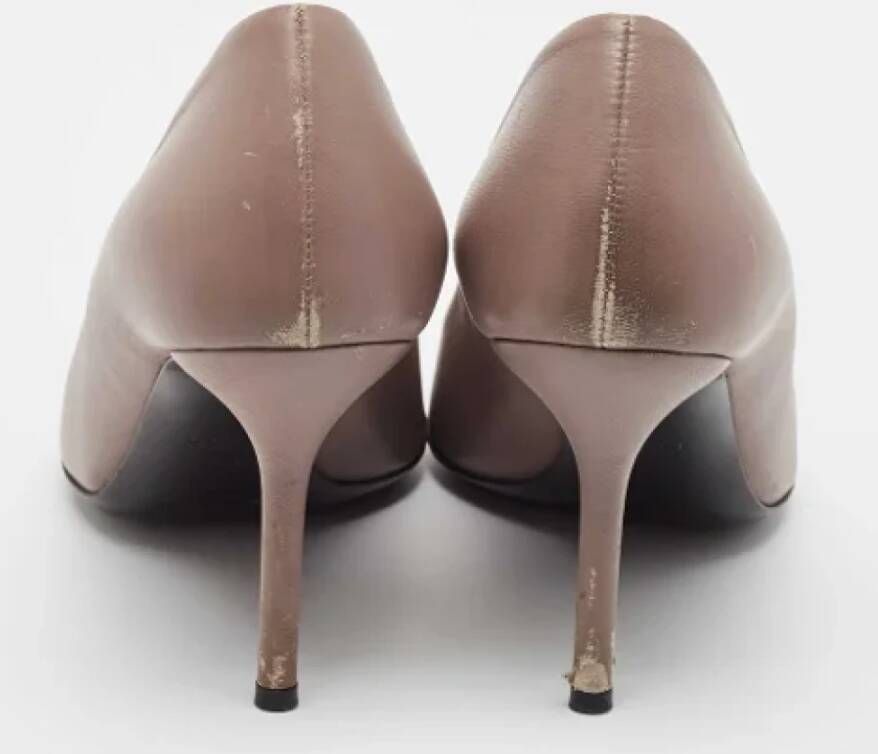 Gucci Vintage Pre-owned Leather heels Purple Dames