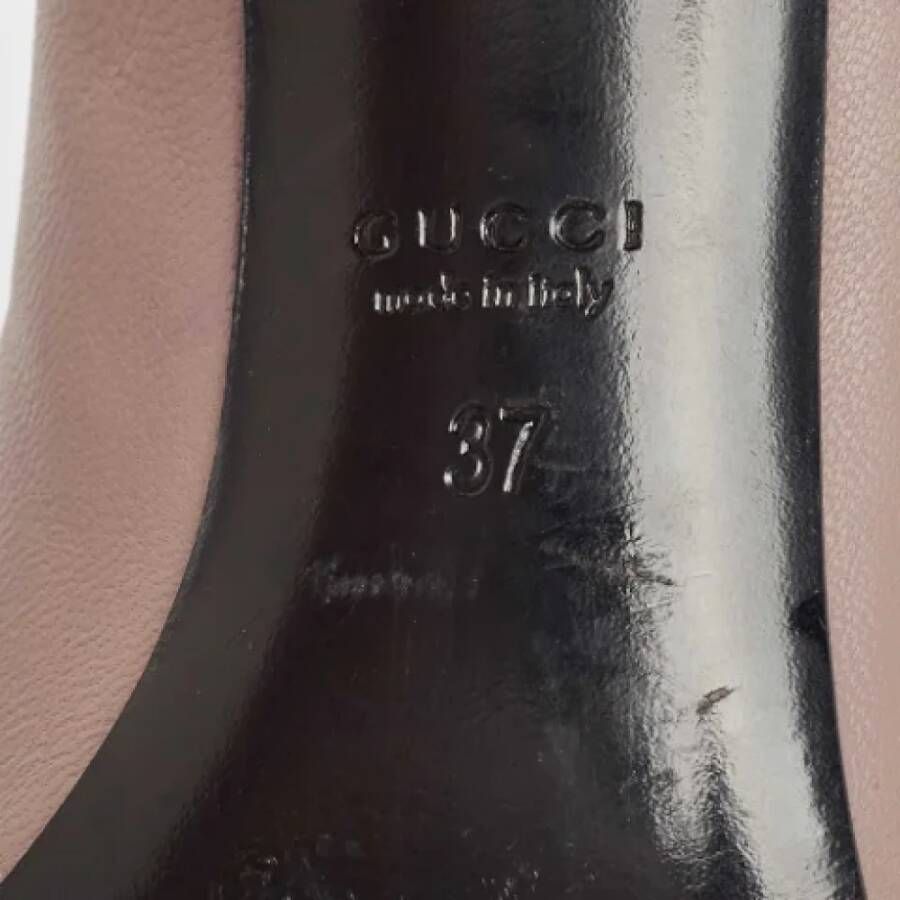 Gucci Vintage Pre-owned Leather heels Purple Dames