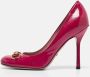 Gucci Vintage Pre-owned Leather heels Purple Dames - Thumbnail 2