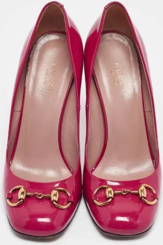Gucci Vintage Pre-owned Leather heels Purple Dames