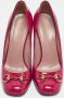 Gucci Vintage Pre-owned Leather heels Purple Dames - Thumbnail 3