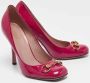 Gucci Vintage Pre-owned Leather heels Purple Dames - Thumbnail 4