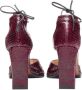 Gucci Vintage Pre-owned Leather heels Red Dames - Thumbnail 5