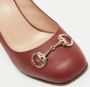 Gucci Vintage Pre-owned Leather heels Red Dames - Thumbnail 7