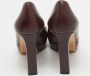 Gucci Vintage Pre-owned Leather heels Red Dames - Thumbnail 5