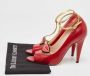 Gucci Vintage Pre-owned Leather heels Red Dames - Thumbnail 9