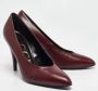 Gucci Vintage Pre-owned Leather heels Red Dames - Thumbnail 4