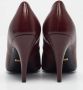 Gucci Vintage Pre-owned Leather heels Red Dames - Thumbnail 5