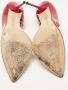 Gucci Vintage Pre-owned Leather heels Red Dames - Thumbnail 5