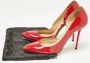 Gucci Vintage Pre-owned Leather heels Red Dames - Thumbnail 8