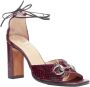 Gucci Vintage Pre-owned Leather heels Red Dames - Thumbnail 2