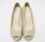 Gucci Vintage Pre-owned Leather heels White Dames - Thumbnail 3