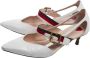 Gucci Vintage Pre-owned Leather heels White Dames - Thumbnail 3