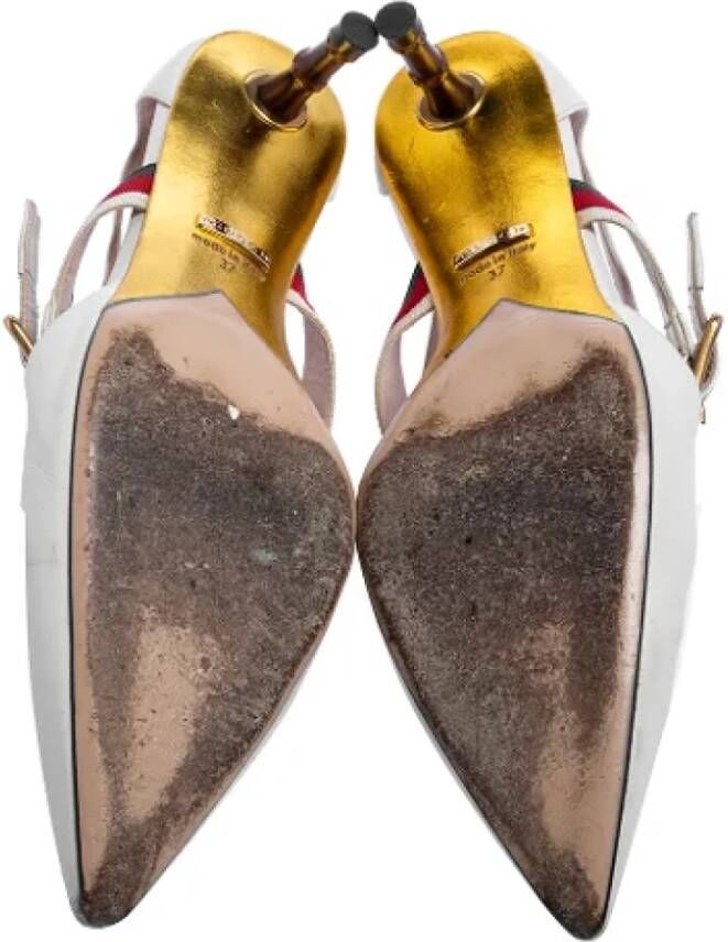 Gucci Vintage Pre-owned Leather heels White Dames