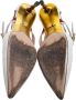 Gucci Vintage Pre-owned Leather heels White Dames - Thumbnail 5