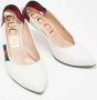 Gucci Vintage Pre-owned Leather heels White Dames - Thumbnail 4