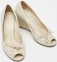 Gucci Vintage Pre-owned Leather heels White Dames - Thumbnail 4