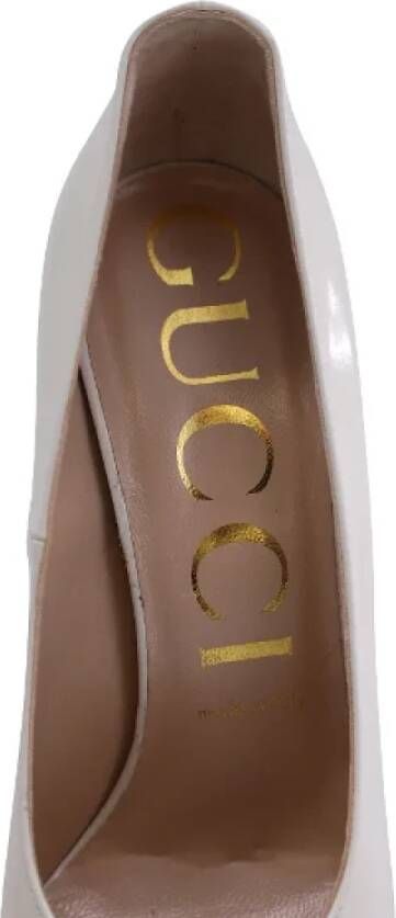 Gucci Vintage Pre-owned Leather heels White Dames