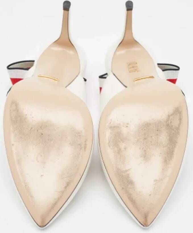 Gucci Vintage Pre-owned Leather heels White Dames