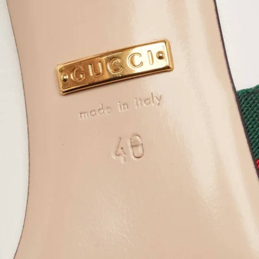 Gucci Vintage Pre-owned Leather heels White Dames