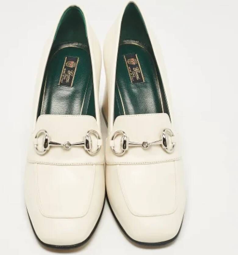 Gucci Vintage Pre-owned Leather heels White Dames
