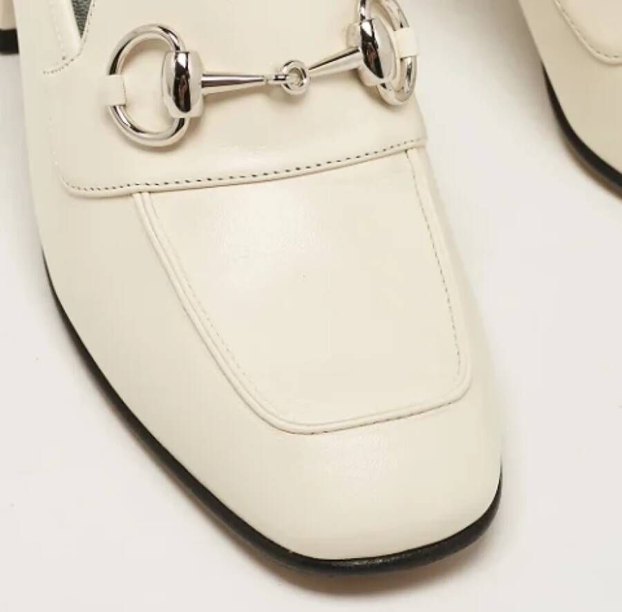 Gucci Vintage Pre-owned Leather heels White Dames