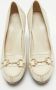 Gucci Vintage Pre-owned Leather heels White Dames - Thumbnail 3
