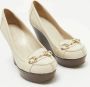 Gucci Vintage Pre-owned Leather heels White Dames - Thumbnail 4