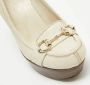Gucci Vintage Pre-owned Leather heels White Dames - Thumbnail 7