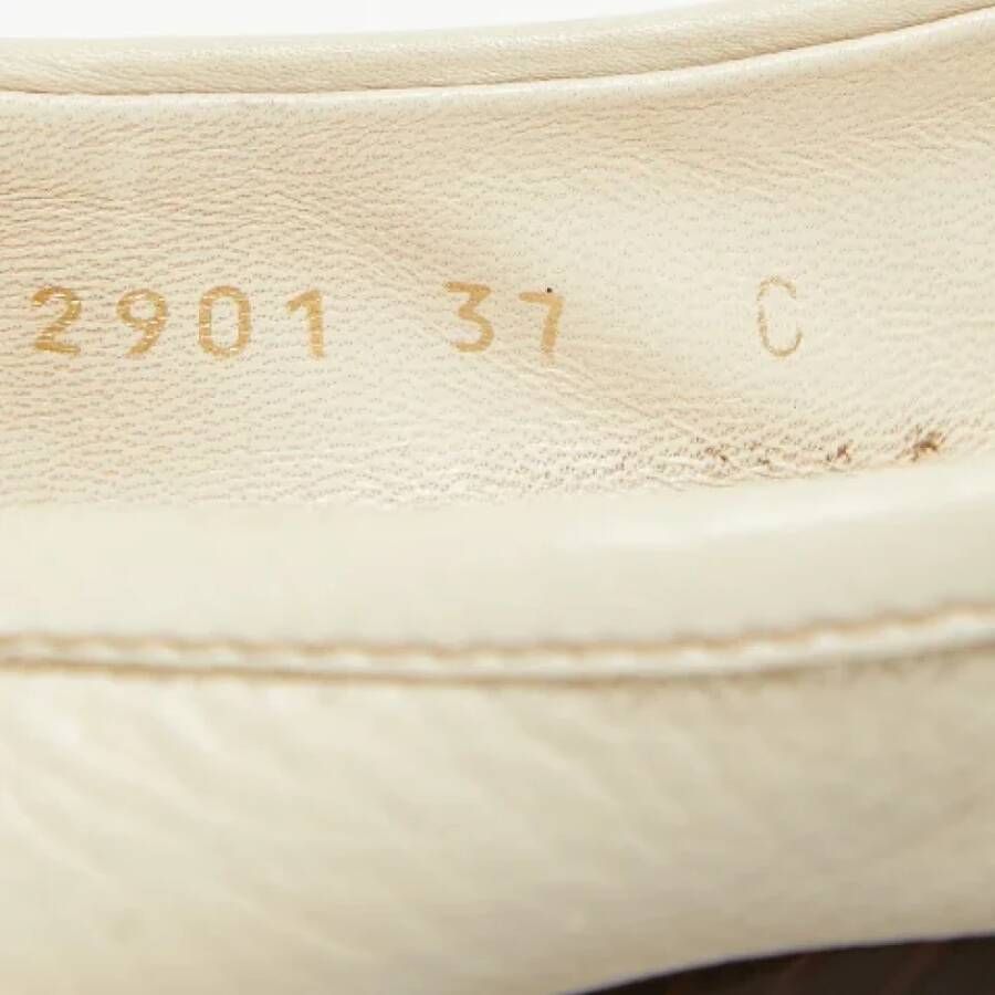 Gucci Vintage Pre-owned Leather heels White Dames