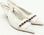 Gucci Vintage Pre-owned Leather heels White Dames - Thumbnail 4