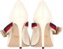 Gucci Vintage Pre-owned Leather heels White Dames - Thumbnail 5