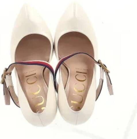 Gucci Vintage Pre-owned Leather heels White Dames
