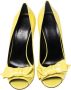 Gucci Vintage Pre-owned Leather heels Yellow Dames - Thumbnail 2