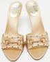 Gucci Vintage Pre-owned Leather heels Yellow Dames - Thumbnail 3