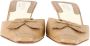 Gucci Vintage Pre-owned Leather mules Beige Dames - Thumbnail 2