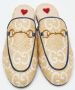 Gucci Vintage Pre-owned Leather mules Beige Dames - Thumbnail 3