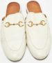 Gucci Vintage Pre-owned Leather mules Beige Dames - Thumbnail 3