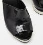 Gucci Vintage Pre-owned Leather mules Black Dames - Thumbnail 7