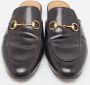 Gucci Vintage Pre-owned Leather mules Black Dames - Thumbnail 3